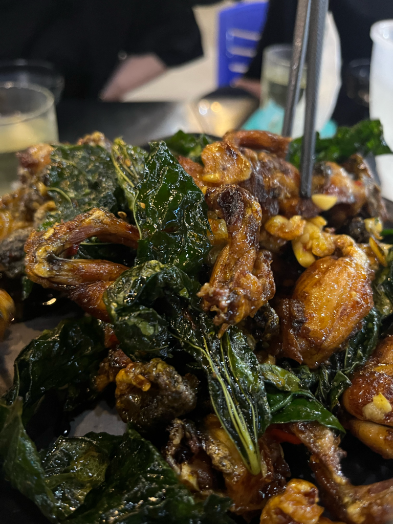 Ếch chiên